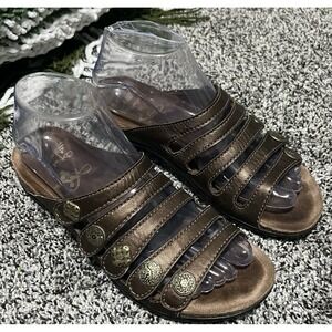 Dansko Women's 1501290200 Leather‎ Sandals Size EU 37